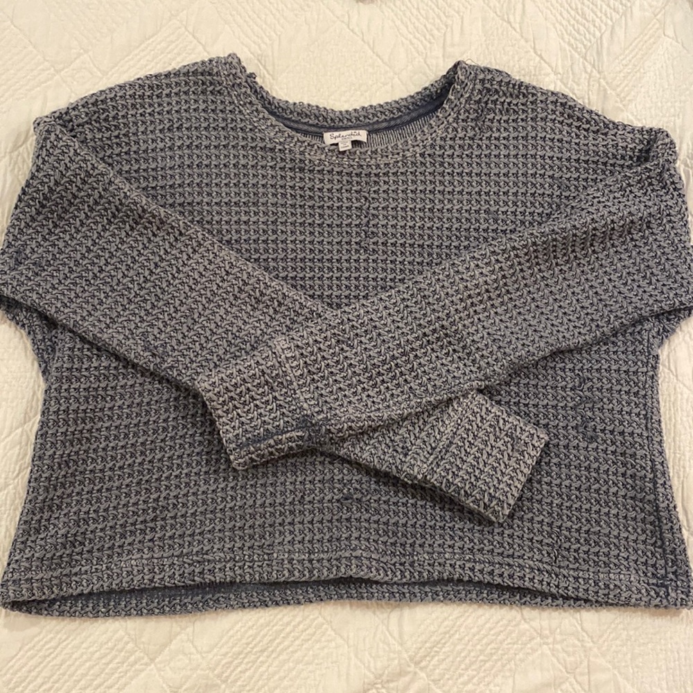 Blue Knit Sweater